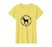 Non fidarti mai di Nessuno a Cui Non piacciono i Cani Pet Love Maglietta, Donna, Limone, L