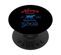 Non fidarti mai di un Uomo a cui non piacciono le capre PopSockets PopGrip Adesivo