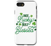 Non fortunata, solo beata ragazza del giorno di San Patrizio, trifoglio irlandese Custodia per iPhone SE (2020) / 7 / 8
