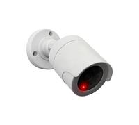 Non Funzionale Falso Fotocamera Simulazione Luce Rossa 180 Gradi Ruota Monte Leggero Antifurto Strumento di Prevenzione Lampeggiante Luce Rossa Antifurto Prevenzione