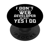 Non gioco sempre uno sviluppatore web PopSockets PopGrip Adesivo