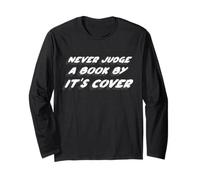 Non Giudicare mai Un Libro dalla Copertina | Dire Citazione Maglia a Manica