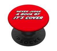 Non giudicare mai un libro dalla copertina | Dire Citazione PopSockets PopGrip Adesivo