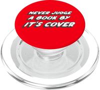 Non giudicare mai un libro dalla copertina | Dire Citazione PopSockets PopGrip per MagSafe