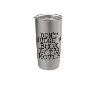 Non giudicare un libro dal suo film Bicchiere termico in acciaio inox doppia parete