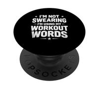 Non giuro che sto usando le mie parole di allenamento - Pilates Lover PopSockets PopGrip Adesivo