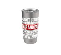 Non goffo I Just Trip and Fall Vincere Divertimento Bicchiere termico in acciaio inox doppia parete