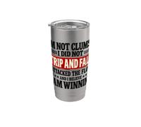 Non goffo I Just Trip and Fall Vincere Divertimento Bicchiere termico in acciaio inox doppia parete