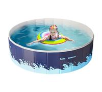 Non gonfiabile Swimming Pools, Foldable Kids Bath Basin, 70.86 pollici Bendable & Waterproof, Portable Space Saving Pool for Outdoor Garden Fun, Water Parties, and Summer Playtime