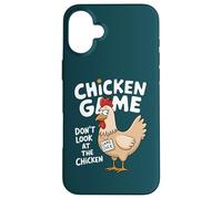 Non guardare il pollo divertente gioco di pollo Custodia per iPhone 16 Plus