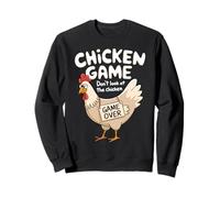 Non Guardare Il Pollo Divertente Gioco di Pollo Felpa