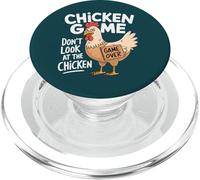 Non guardare il pollo divertente gioco di pollo PopSockets PopGrip per MagSafe