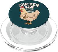 Non guardare il pollo divertente gioco di pollo PopSockets PopGrip per MagSafe
