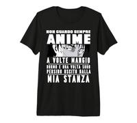 Non Guardo Sempre Anime e Manga Ragazza Ragazzo Donna Uomo Maglietta Premium