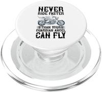 Non guidare mai più velocemente di quanto il tuo angelo custode possa volare - Biker PopSockets PopGrip per MagSafe