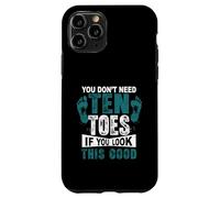 Non hai bisogno di dieci dita se guardi questo buon dito amputato Custodia per iPhone 11 Pro