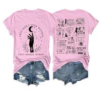 Non hanno bruciato streghe, hanno bruciato le donne - magliette da strega femminista, difendendo la dignità delle donne e rispettando le donne., rosa, M