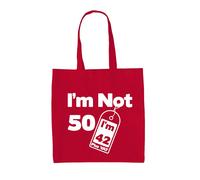 Non Ho 50 Anni, Ho 42 Anni Più IVA - Borsa In Tela - Compleanno 50 Anni Nerd