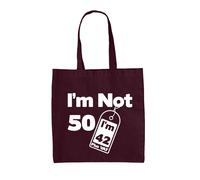 Non Ho 50 Anni, Ho 42 Anni Più IVA - Borsa In Tela - Compleanno 50 Anni Nerd