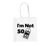 Non Ho 50 Anni, Ho 42 Anni Più IVA - Borsa In Tela - Compleanno 50 Anni Nerd