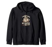 Non ho ancora bevuto il mio caffè Felpa con Cappuccio