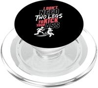 Non ho bisogno di due gambe per calciare il culo Amputazione Umorismo PopSockets PopGrip per MagSafe