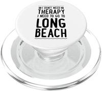 Non ho bisogno di terapia, devo andare a Long Beach California PopSockets PopGrip per MagSafe