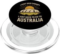 Non ho bisogno di terapia, devo solo andare in Australia PopSockets PopGrip per MagSafe
