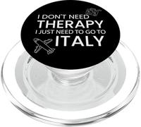 Non ho bisogno di terapia, devo solo andare in Italia PopSockets PopGrip per MagSafe
