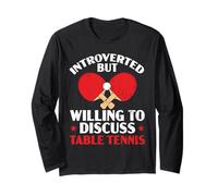 Non ho bisogno di terapia Ho solo bisogno di ping pong da ping pong Maglia a Manica