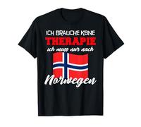 Non Ho Bisogno di Terapia Voglio Andare in Norvegia Maglietta