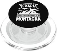 Non Ho Bisogno di una Terapia Montagna Escursioni PopSockets PopGrip per MagSafe