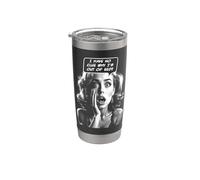 Non ho idea del perché sono fuori dal letto Sarcastico Pop Art Girl Bicchiere termico in acciaio inox doppia parete