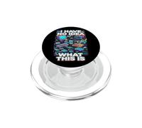Non ho idea di cosa sia la grafica retrò degli anni '90 PopSockets PopGrip per MagSafe