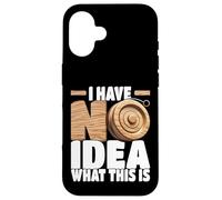 Non ho idea di cosa sia questo divertente Yoyo retrò in legno anni '70 Custodia per iPhone 16