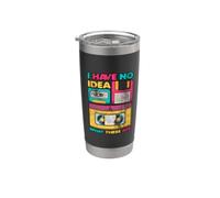 Non ho idea di cosa siano le cassette VHS retrò degli anni Ottanta Bicchiere termico in acciaio inox doppia parete