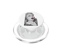 Non ho idea di cosa sto facendo divertente ragazza pop art vintage PopSockets PopGrip per MagSafe