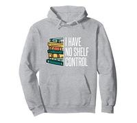 Non Ho Idea Regalo per Un Amante dei Libri Felpa con Cappuccio, Unisex per Adulti, Grigio Melange, S