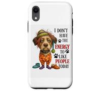 Non ho l'energia per amare le persone oggi Custodia per iPhone XR