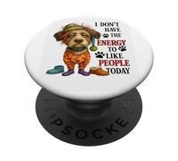 Non ho l'energia per amare le persone oggi PopSockets PopGrip Adesivo