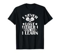 Non Ho mai Perso eigter Vinco o imparo Maglietta
