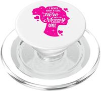 Non ho mai saputo un mese di sensibilizzazione sul cancro al seno della mamma del vero eroe PopSockets PopGrip per MagSafe