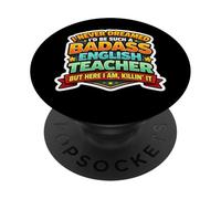 Non ho mai sognato di diventare un insegnante di inglese tosto, ma qui PopSockets PopGrip Adesivo