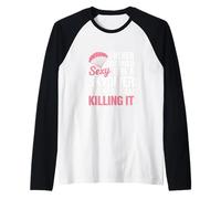 Non ho mai sognato di essere un paracadutista sexy divertente Maglia con Maniche Raglan
