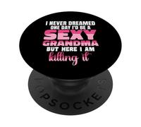 Non ho mai sognato un giorno divertente nonna scherzo breve moglie PopSockets PopGrip Adesivo