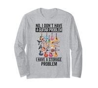 Non Ho Problemi con la Chitarra Ho Un Chitarrista Maglia a Manica