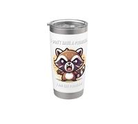 Non ho problemi. Sono io il problema. Cute Troublemaker Bicchiere termico in acciaio inox doppia parete