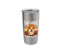 Non ho scelto il divano Il divano mi ha scelto Corgi Bicchiere termico in acciaio inox doppia parete