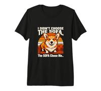 Non Ho Scelto Il Divano Il Divano Mi ha Scelto Corgi Maglietta Premium