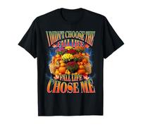Non Ho Scelto Il Fall Life Funny Bootleg Autumn Foliage Maglietta
